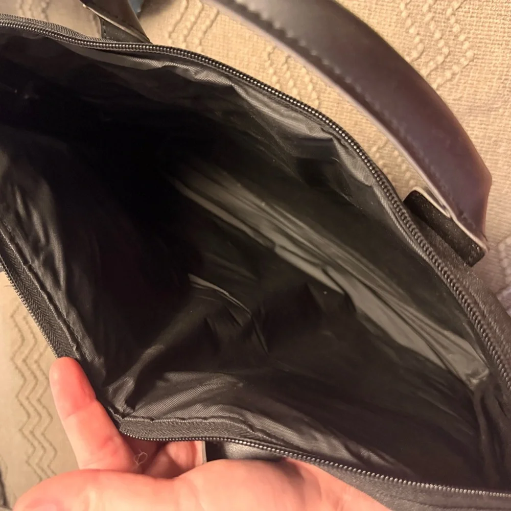 Calvin Klein Black Laptop Briefcase Tote